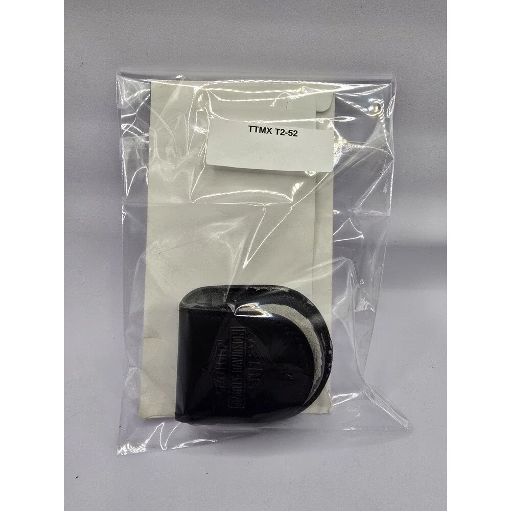 Franklin Mint Harley Davidson Orange Flame Pocket Watch Pouch COA Paper PARTS